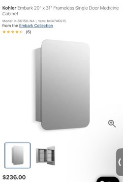 Kohler Medicine Cabinet - 20*31