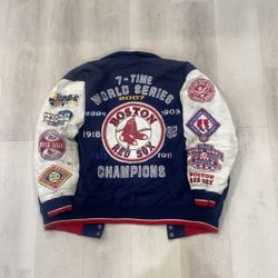 Vintage 2007 Boston red socks Vasity/bomber jacket