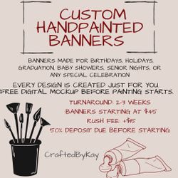 Custom Hand Painted Banners
