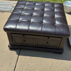 Coffee Table/ Ottoman with Drawers 