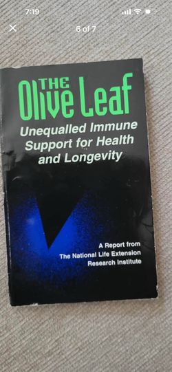 The Olive Leaf: Unequalled Immune Support for Health & Longevity Book