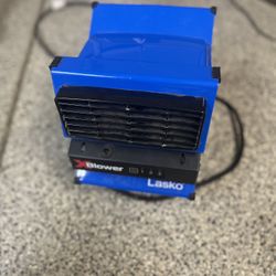 11” High-Velocity X-Blower Floor Fan – 3-Speed Pivoting Utility Fan (Blue)