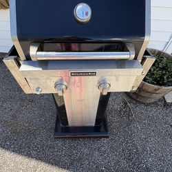 KITCHENAID 2 BURNER PROPANE GRILL w/ 2 TANKS