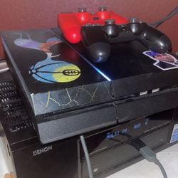 Ps4 With Two Remotes (open To Lower Price Or Trade)