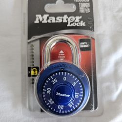 MASTER LOCK Combination Lock 1530DCM "PURPLE"  NEW 