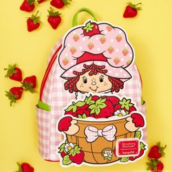 NWT Strawberry Shortcake Custard Loungefly Backpack & Wallet