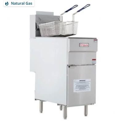 🔥Empura EGF-40/50_NAT Natural Gas 15.5" Commercial Gas Fryer with 40 lb Capacity, 90,000 BTU🔥