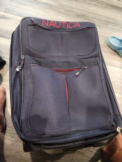 Nautical suitcase $7