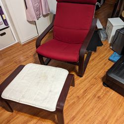 IKEA Lounge Chair with Footrest
