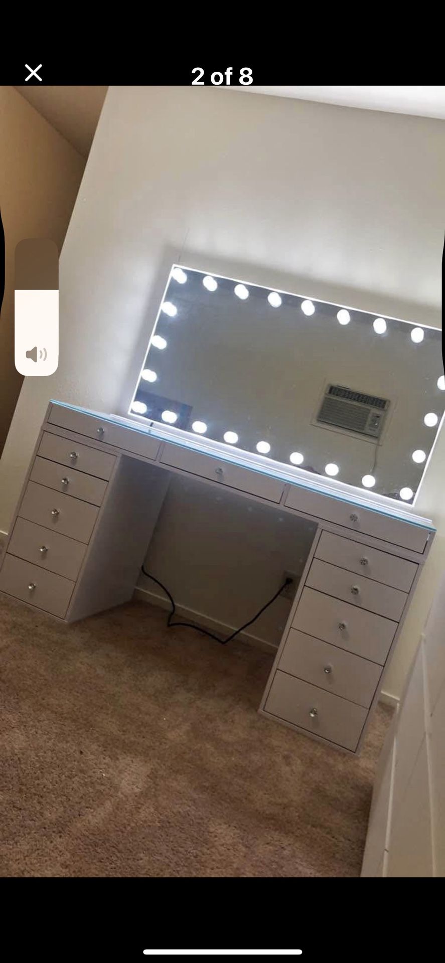 Brand New Vanity And Mirror Set