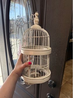 Small vintage birdcage decoration