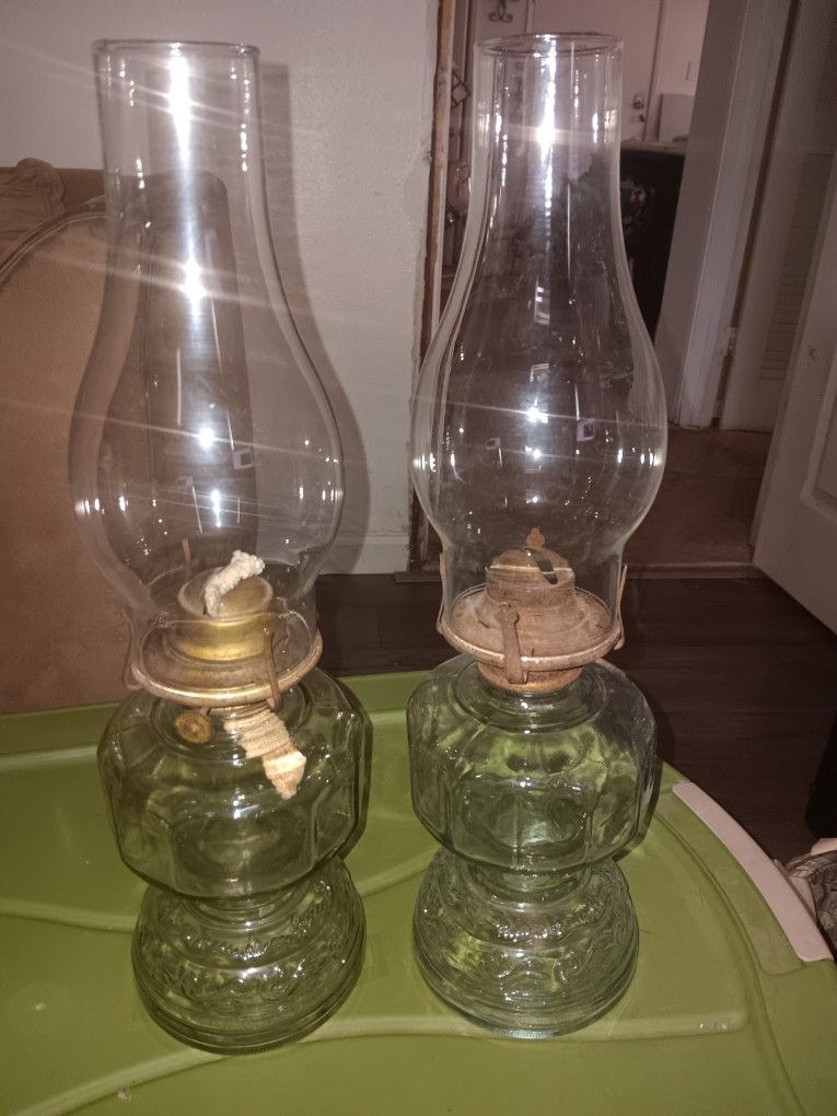 Vintage Oil Lamps