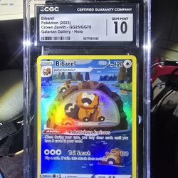 Binary Pokémon Crown Zenith Holo CGC 10