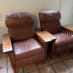 Reclining Leather Chairs 