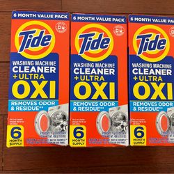 Tide Washing Machine Cleaner - 6ct, $6/box