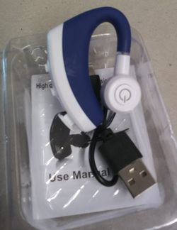 Bluetooth Easy Connect Wireless Blue Earpiece