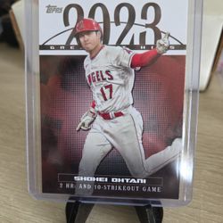 Angels  Shohei  Ohtani  Insert  Card 