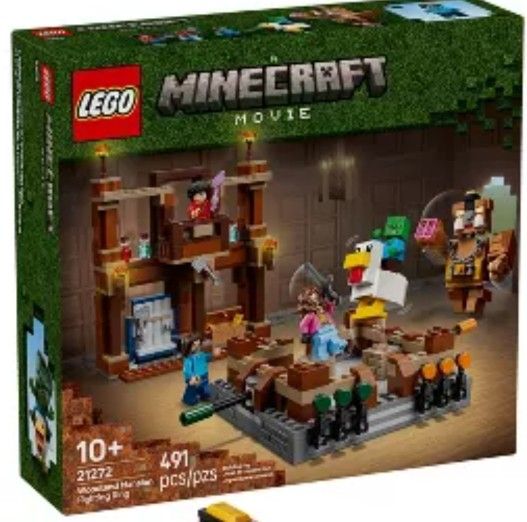 LEGO (21272) A Minecraft Movie Woodland MansLEGO (21272) A Minecraft Movie Woodland Mansion Fighting Ring - CHICKEN ion Fighting Ring - CHICKEN JOCKEY