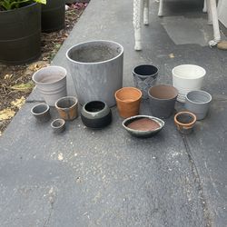 Various Pots For Plants 
