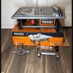 RIDGID 6.5-Amp 7 in. Blade Corded Table Top Wet Tile Saw