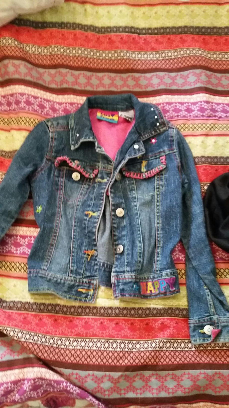 Girls Lisa Franks Jean jacket