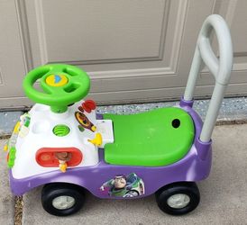 Disney Buzz Woody Activity Talking Ride On Toddler Push Toy