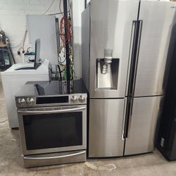 SAMSUNG REFRIGERATOR AND ELECTRIC STOVE DELIVERY IS AVAILABLE 