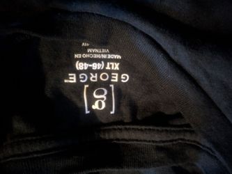 George Men's Black T-Shirt XLT