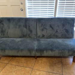 Teal/Blue Futon 