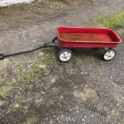Old Red Wagon In Excellent Condition 