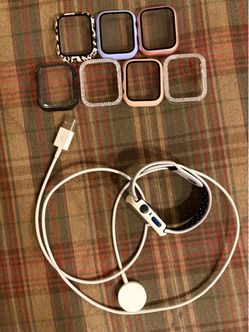 Apple Watch Series 6 44 mm w/ Nike band & charger &  Apple Air Pods 2 w/Case cover & charger