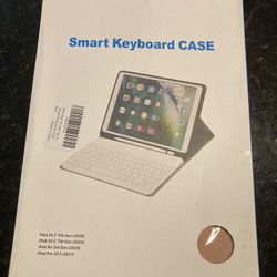 New - Pink 10.2” iPad Keyboard Case 
