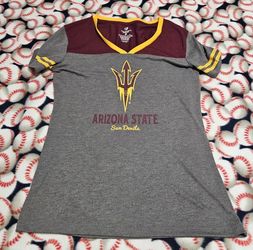 Used Women's Arizona State University Sun Devils Shirt, Women's Large