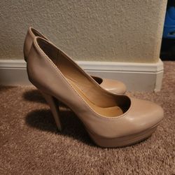 Beige High Heels