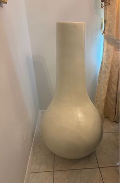 Ivory Decorative Floor Vase