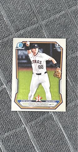 Houston Astros Nick Monistere Rookie Card