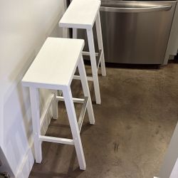 White Benches