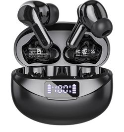 Earbuds, Black, Bluetooth 