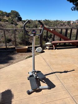 Mini Stepper Exercise Machine with Handlebar & Digital Monitor – $60 OBO