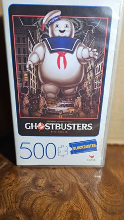 GHOSTBUSTERS Blockbuster Video 500 Piece Movie Poster Puzzle Cardinal New 2020