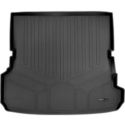 SMARTLINER All Weather Custom Fit Cargo Trunk Liner Floor Mat Behind 2nd Row Black Compatible with 2017-2022 Audi Q7 - All Models