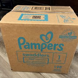 Pampers Swaddlers Diapers - Size 1