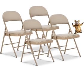 Leather Vinyl Folding Chairs - Wholesale 