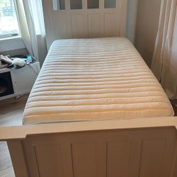 Twin Bed Frame With Box Spring And Mattress 