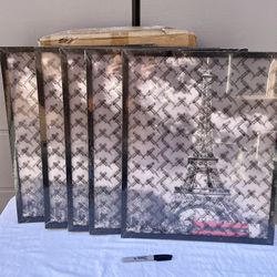 5 Sets 16x20 Picture Frame, Frames for 16 × 20 Canvas Collage Photo Poster Certificate Wall Gallery, High Transparent Horizontal Regular Retail $54.99