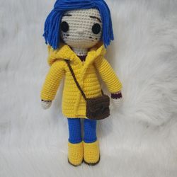 Coraline Crochet Plushie
