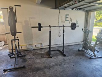 All Exercise Equipment ( Equipment, weights, climber)