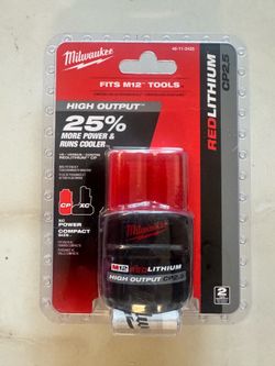 Milwaukee M12 High Output 2.5 Battery