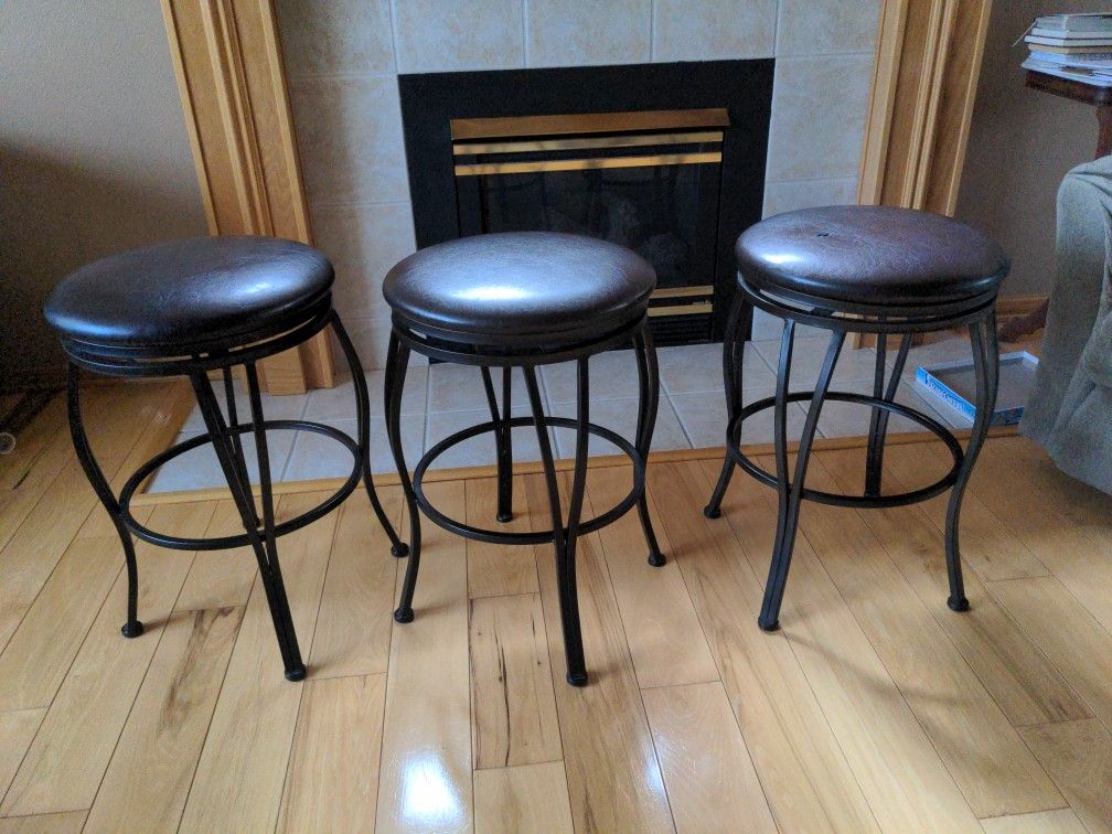 Three Bar Stools