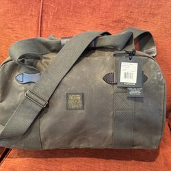 New Filson Tin Cloth Small Duffle 33L Otter green